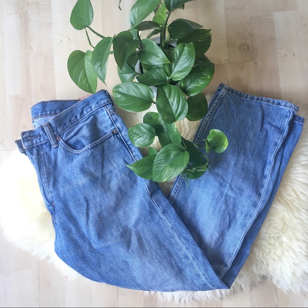 Vintage LEVIS 505 Straight Leg light blue 34x30 - Picture 2 of 8